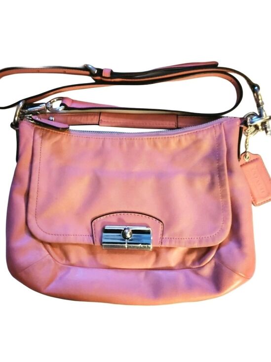 Coach Handbags - COACH AUTHENTIC CROSSBODY PINK "KRISTIN" CONVERTIBLE PURSE, PRE-OWNED